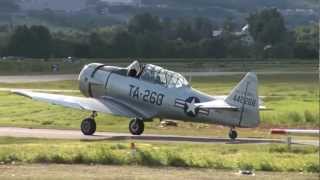 Harvards practicing at Kjeller airfield 2012.