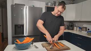 I'm dehydrating carrots this morning.