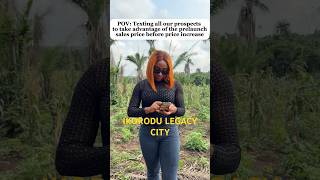 Take Advantage of Legacy Garden City Ikorodu at just 950k per plot #shorts #lagos #landforsale