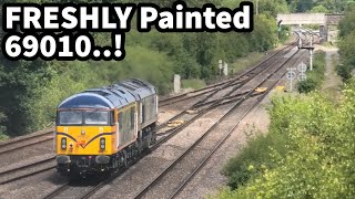 FRESHLY Painted 69010, 50008, Plus Double Headed LOCOS & Light Engines at North Staffs Jct 10/06/24