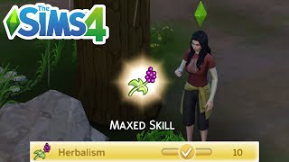 How To Level Up/Max Herbalism Skill (Cheat) - The Sims 4