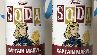 Captain Marvel Funko Soda opening