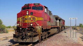 [HD] Railfanning the BNSF Phoenix Subdivision Summer 2017