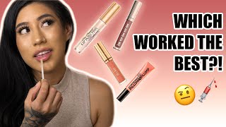 TESTING DRUG STORE VS HIGH END LIP PLUMPERS (DOES IT ACTUALLY WORK...)