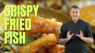 Crispy Fried Fish with Chilli Mayonnaise