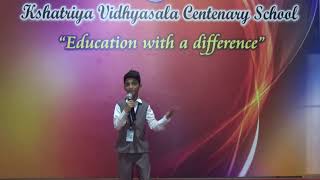 Kshatrya Vidyashala Centenary School Wishes to EIS on Annual Concert 2018-19