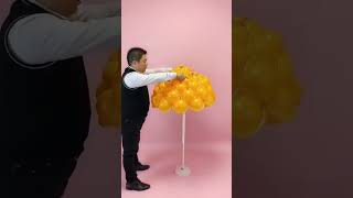 Make a doll out of balloons | Creative Balloon Twist #Short #balloon