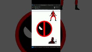 Drawing Deadpool's logo using Python🐍😁.#deadpool #marvel #popular #coding #python #art