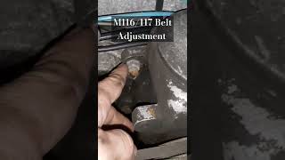 Mercedes W126 Accessory Belt Adjustment