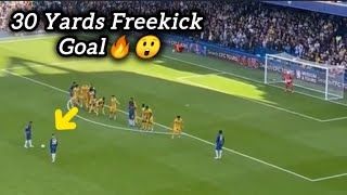 Cole Palmer Freekick Goal Vs Brighton 🔥😱 | 4 Goals In First Half | Chelsea 4-2 Brighton Highlights