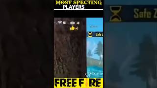 OMG! 😯 MOST SPECTING PLAYERS 😱 #trending #freefire #totalgaming#raistar#sksabir Free Fire Tech