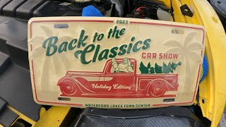 Back to the Classics CAR SHOW Holiday Edition