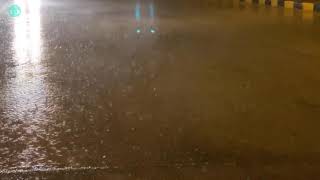 ⛈️ Chuva Forte a Noite em Rua Deserta • Barulho de Chuva para Dormir