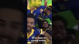 Elvish Yadav ECL Winning Moment🏆♥️ #elvishyadav #cricket #elvisharmy #eclt10 #final