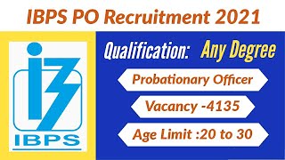 #IBPSPO|IBPS Probationary Officer|IBPS Recruitment 2021|Canara Bank|Bank of India