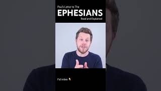 Book of Ephesians Read and Explained #christian #bible #jesus #jesuschrist