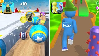 Going Balls vs Giant Rush | All Levels Gameplay Walkthrough - Android, iOS, iPad #13