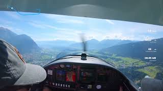 LOWI Arrival via Zugspitze, Gaistal. Short slip approach