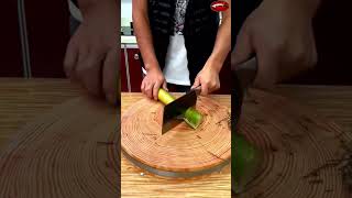 Sharpest Knife Cutting Sugarcane