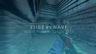 EliGE vs NAVI - BLAST Premier Spring 2022