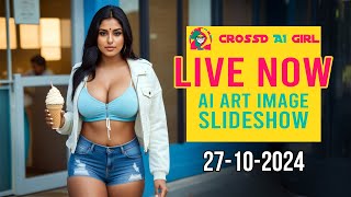 🔴 Live Now: Fashion Photography AI Art Image Slideshow | Model Look book #live #virtualinfluencer