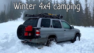 4X4 snow camping in the Mount Baker-Snoqualmie National Forest! (2019)