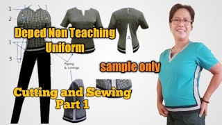 How to Make Deped Non Teaching Uniform (part 1)