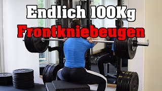 Wie schaffst du endlich eine 100 Kg Frontkniebeuge?!