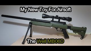 I got a Airsoft Sniper Rifle from BBguns4less the WELL MB06D