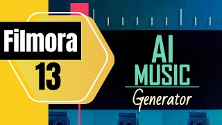 How to Create Royalty Free MUSIC using AI For YouTube in Filmora 13!