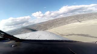 Mooney M20C landing in Greenland, Kangerlussuag ,BGSF