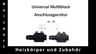 Universal Multiblock Anschlussgarnitur