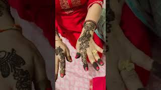 Kaise lg rhe mehndi ? #mehandidesign #minivlog #teej