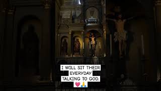 I WILL SIT THEIR EVERDAY AND PRAY.💗🙏😊 #godslove #jesus #youtubeshorts #foryou #faith #blessings #fyp