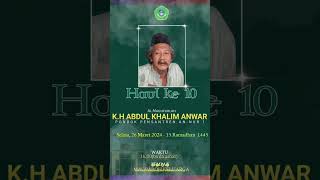 Haul Ke-10 KH. Abdul Khalim Anwar