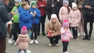 Bunclody 'peace for Ukraine ' candle light vigil. February 2023.