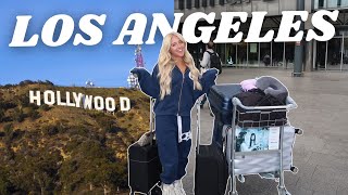 FLY TO LA WITH ME & MY FIRST DAY!