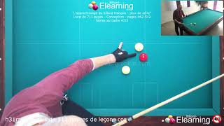 Billard français - Billiard E-Learning - livre 24 - 462-512 - cadre 47/2 et la série de 100 points