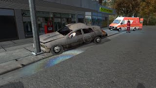 Auto rast gegen Straßenlaterne - Feuerwehr 2014 Die Simulation #024