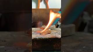 How to melt metal for jewelry #vuong