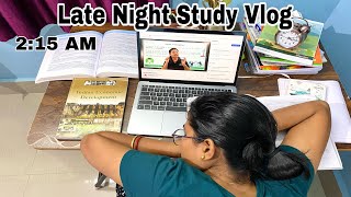 I Slept at 2:30 AM After Study | My Late Night Study Vlog | RBI Grade B Preparation