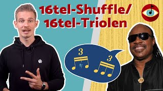 16tel-TRIOLEN und 16tel-SHUFFLE (+ Begleitpatterns für Gitarre und Bass)