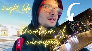 Indian student in downtown of Winnipeg ||University of Manitoba || Raghwinder vlogs