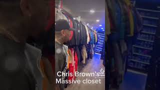 A look inside #chrisbrown mall sized closet #trending  #celebrityfashion #celebritynews