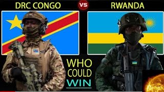 DRC Congo vs Rwanda military power comparison 2024| who would win between them