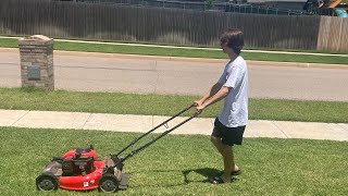 Mowing the Lawn at 10x speed