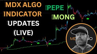 PEPE, MONG, DOGE 🤘 /w MDX ALGO INDICATOR *NEW UPDATES* LIVE CRYPTO ANALYSIS