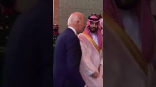 سلام الامير محمد بن سلمان على الرئيس جو بايدن يثير الجدل #mohammed_bin_salman