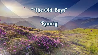 The Old Boys - Runrig (lyrics)