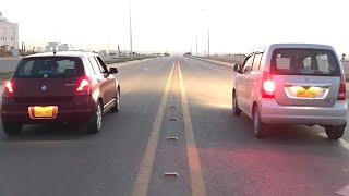 Swift Auto Vs WagonR Manual |Drag Race|